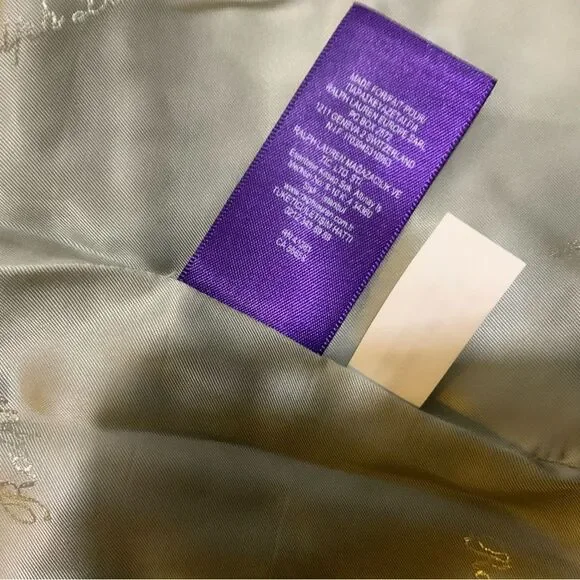 Ralph Lauren Purple Label suits Gray 100% Merino Wool Blazer 6/ pants 4 USA - Picture 13 of 13